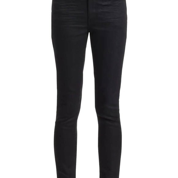 Saint Laurent D02 High-Rise Frayed Hem Jeans - Picture 10 of 11